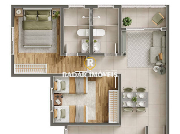 Imagem Apartamento com 2 Quartos à Venda, 48 m² em Nova São Pedro - São Pedro Da Aldeia