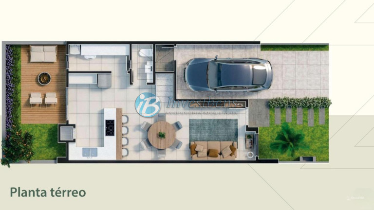 Imagem Sobrado com 3 Quartos à Venda, 112 m² em Atuba - Curitiba
