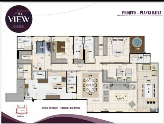 Imagem Apartamento com 4 Quartos à Venda, 218 m² em Jardins - Aracaju Imagem Apartamento com 4 Quartos à Venda, 218 m² em Jardins - Aracaju