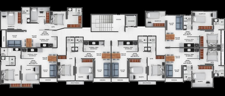 Imagem Apartamento com 2 Quartos à Venda, 48 m² em Jardim Oceania - João Pessoa
