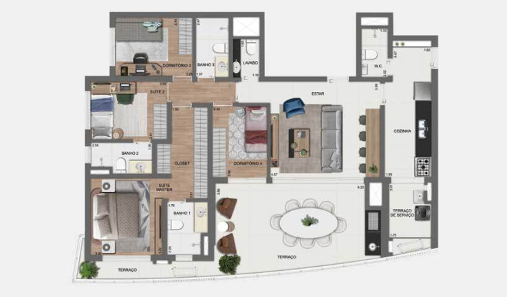 Imagem Apartamento com 2 Quartos à Venda, 105 m² em Jardim Das Acácias - São Paulo Imagem Apartamento com 2 Quartos à Venda, 105 m² em Jardim Das Acácias - São Paulo