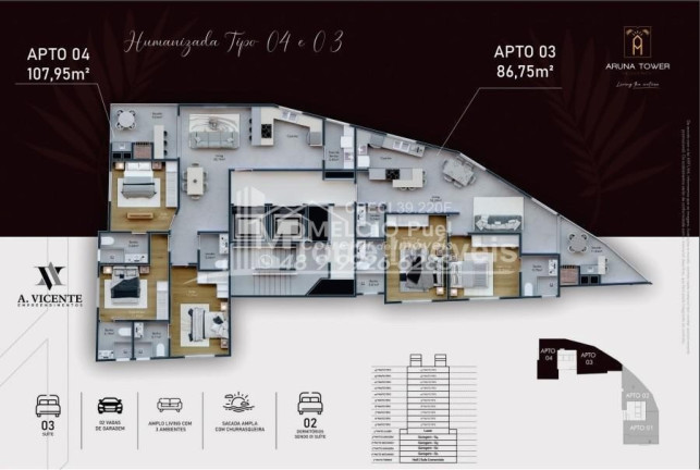 Imagem Imóvel com 2 Quartos à Venda, 89 m² em Meia Praia - Itapema Imagem Imóvel com 2 Quartos à Venda, 89 m² em Meia Praia - Itapema