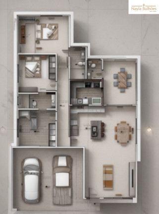 Imagem Casa com 3 Quartos à Venda, 166 m² em Forquilhas - São José Imagem Casa com 3 Quartos à Venda, 166 m² em Forquilhas - São José
