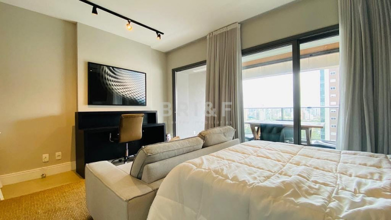 Apartamento com 1 Quarto para Alugar, 43 m² em Brooklin - São Paulo