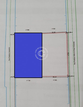Terreno à Venda, 1.500 m² em Camobi - Santa Maria