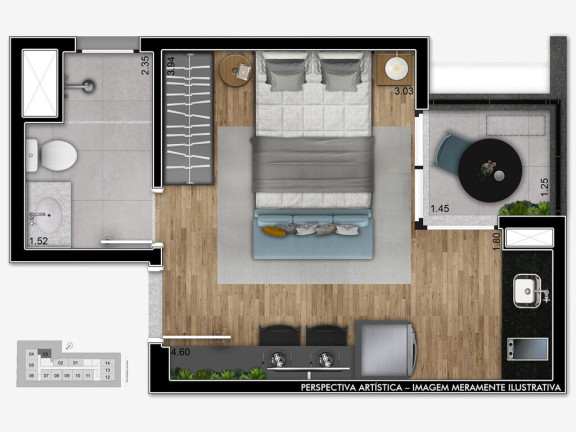 Imagem Apartamento à Venda, 24 m² em Pinheiros - São Paulo Imagem Apartamento à Venda, 24 m² em Pinheiros - São Paulo