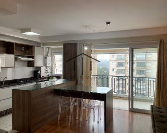 Imagem Apartamento com 1 Quarto para Alugar, 50 m² em Sítio Tamboré Alphaville - Barueri