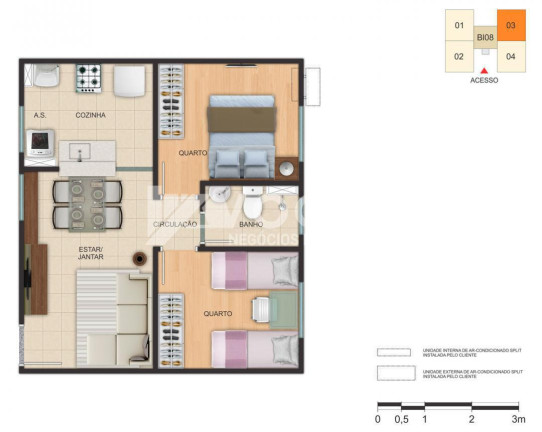 Imagem Apartamento com 2 Quartos à Venda, 40 m² em Feitoria - Sao Leopoldo Imagem Apartamento com 2 Quartos à Venda, 40 m² em Feitoria - Sao Leopoldo