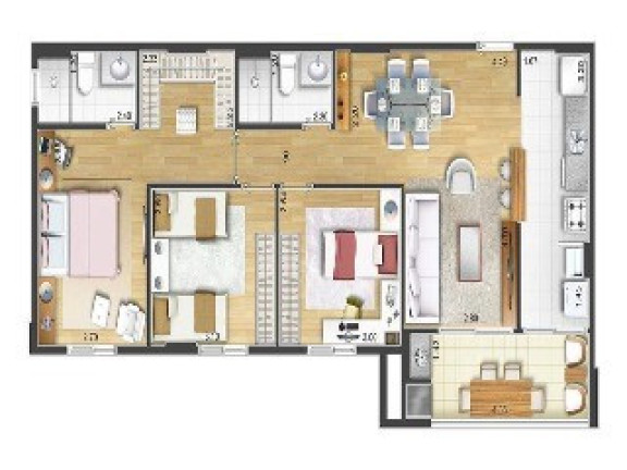 Imagem Apartamento com 2 Quartos à Venda, 82 m² em Santa Maria - São Caetano Do Sul Imagem Apartamento com 2 Quartos à Venda, 82 m² em Santa Maria - São Caetano Do Sul