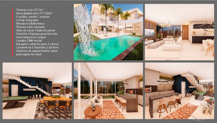 Imagem Casa com 3 Quartos à Venda, em Balneário Perequê - Porto Belo Imagem Casa com 3 Quartos à Venda, em Balneário Perequê - Porto Belo