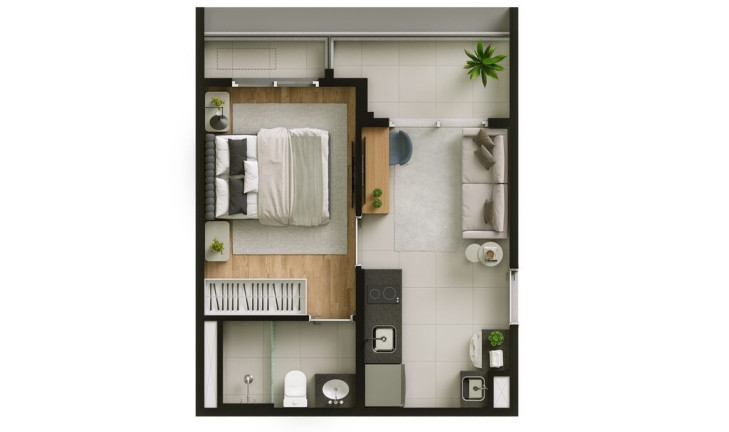Imagem Apartamento com 1 Quarto à Venda, 27 m² em Cidade Monções - São Paulo Imagem Apartamento com 1 Quarto à Venda, 27 m² em Cidade Monções - São Paulo