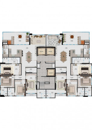 Imagem Imóvel com 4 Quartos à Venda, 160 m² em Meia Praia - Itapema