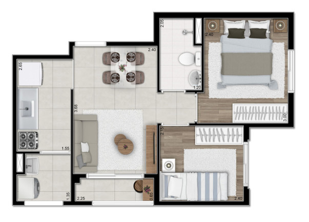 Imagem Apartamento com 2 Quartos à Venda, 39 m² em Itaquera - São Paulo Imagem Apartamento com 2 Quartos à Venda, 39 m² em Itaquera - São Paulo