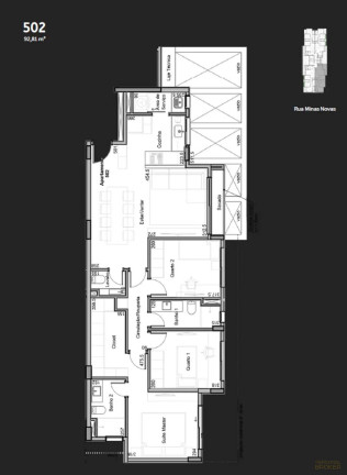 Imagem Cobertura com 3 Quartos à Venda, 106 m² em Cruzeiro - Belo Horizonte