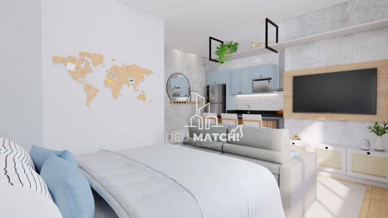 Imagem Apartamento com 1 Quarto à Venda, 29 m² em Jardim Colonial - Atibaia