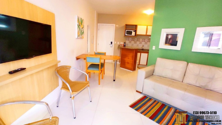 Imagem Flat com 1 Quarto para Alugar ou Temporada, 38 m² em Riviera - Bertioga