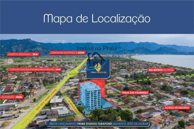 Imagem Apartamento com 1 Quarto à Venda, 38 m² em Praia Das Palmeiras - Caraguatatuba