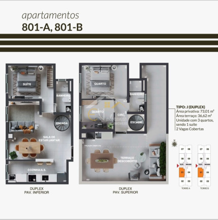 Imagem Apartamento com 2 Quartos à Venda, 47 m² em Alto Tarumã - Pinhais
