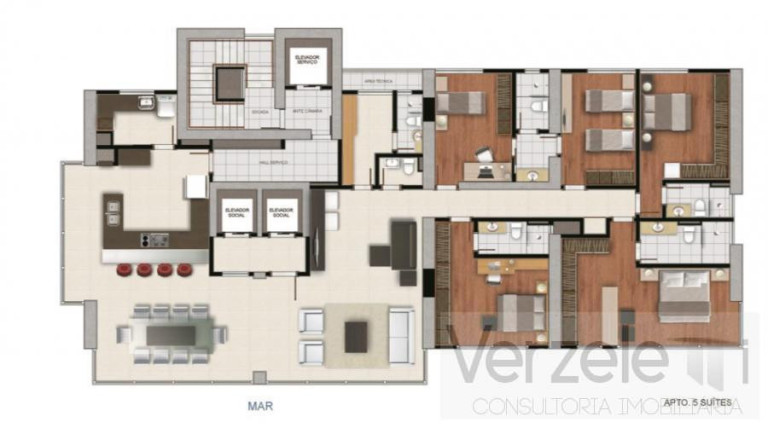 Imagem Apartamento com 4 Quartos à Venda, 264 m² em Centro - Balneário Camboriú