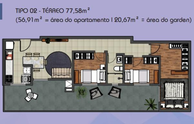 Imagem Apartamento com 3 Quartos à Venda, 59 m² em Centro - São José Dos Pinhais Imagem Apartamento com 3 Quartos à Venda, 59 m² em Centro - São José Dos Pinhais