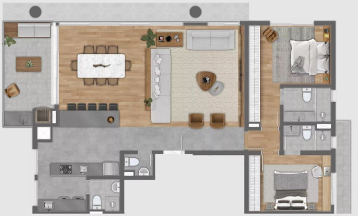 Imagem Cobertura com 3 Quartos à Venda, 209 m² em Petrópolis - Porto Alegre