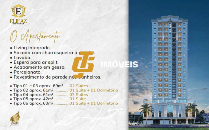 Imagem Apartamento com 2 Quartos à Venda, 61 m² em Morretes - Itapema Imagem Apartamento com 2 Quartos à Venda, 61 m² em Morretes - Itapema