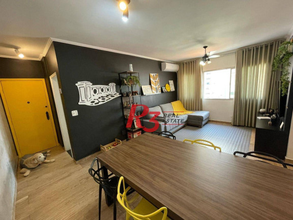 Imagem Apartamento com 2 Quartos à Venda, 100 m² em Gonzaga - Santos