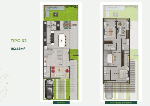 Imagem Casa com 3 Quartos à Venda, 182 m² em Portal Do Sol - João Pessoa Imagem Casa com 3 Quartos à Venda, 182 m² em Portal Do Sol - João Pessoa