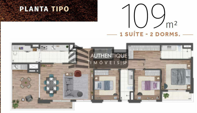 Imagem Apartamento com 3 Quartos à Venda, 111 m² em Perdizes - São Paulo