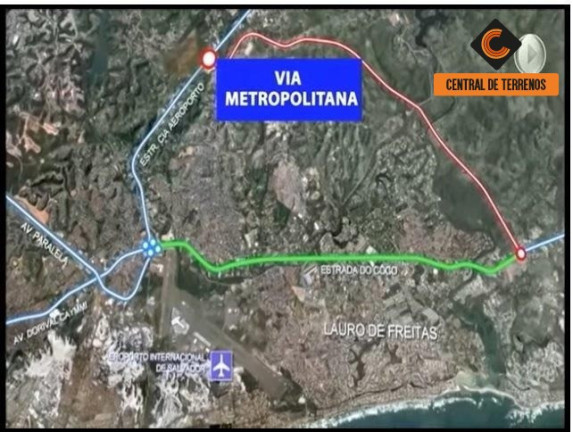 Imagem Terreno à Venda, 700.000 m² em Estrada Do Coco - Lauro De Freitas Imagem Terreno à Venda, 700.000 m² em Estrada Do Coco - Lauro De Freitas
