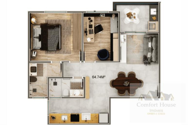 Imagem Apartamento com 2 Quartos à Venda, 61 m² em Nova Petrópolis - São Bernardo Do Campo Imagem Apartamento com 2 Quartos à Venda, 61 m² em Nova Petrópolis - São Bernardo Do Campo