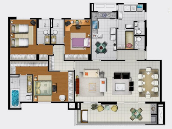 Imagem Apartamento com 3 Quartos à Venda, 173 m² em Boa Vista - Marília