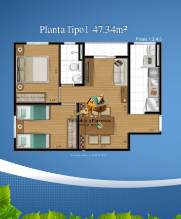 Imagem Apartamento com 2 Quartos à Venda, 47 m² em Panorama (polvilho) - Cajamar Imagem Apartamento com 2 Quartos à Venda, 47 m² em Panorama (polvilho) - Cajamar