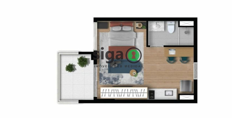Imagem Apartamento com 1 Quarto à Venda, 27 m² em Vila Clementino - São Paulo Imagem Apartamento com 1 Quarto à Venda, 27 m² em Vila Clementino - São Paulo