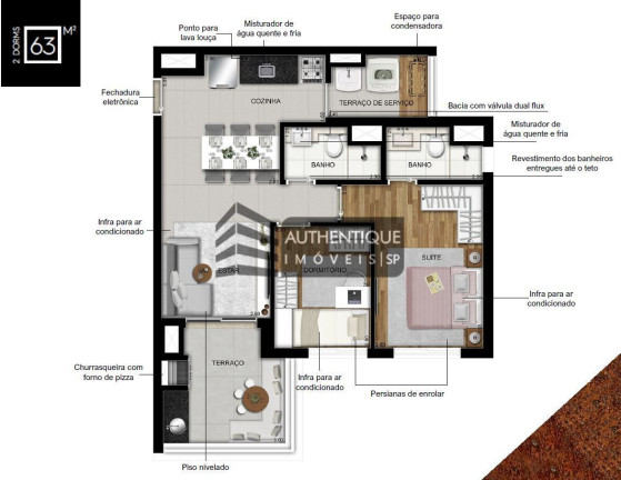 Imagem Apartamento com 2 Quartos à Venda, 63 m² em Butantã - São Paulo Imagem Apartamento com 2 Quartos à Venda, 63 m² em Butantã - São Paulo