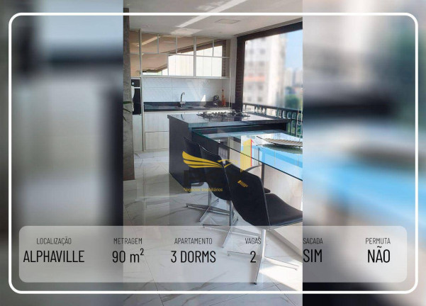 Imagem Apartamento com 3 Quartos à Venda, 90 m² em Alphaville Empresarial - Barueri