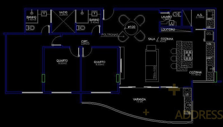 Imagem Apartamento com 3 Quartos à Venda, 114 m² em Enseada Azul - Guarapari