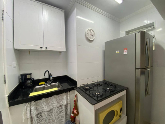 Imagem Kitnet com 1 Quarto à Venda, 30 m² em Boqueirão - Santos Imagem Kitnet com 1 Quarto à Venda, 30 m² em Boqueirão - Santos