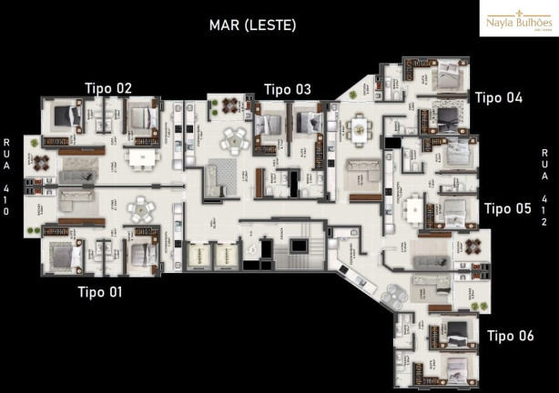 Imagem Apartamento com 2 Quartos à Venda, 69 m² em Morretes - Itapema