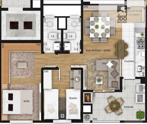 Imagem Apartamento com 2 Quartos à Venda, 64 m² em Tingui - Curitiba Imagem Apartamento com 2 Quartos à Venda, 64 m² em Tingui - Curitiba