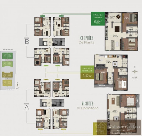 Imagem Apartamento com 2 Quartos à Venda, 55 m² em São Francisco De Assis - Camboriú Imagem Apartamento com 2 Quartos à Venda, 55 m² em São Francisco De Assis - Camboriú