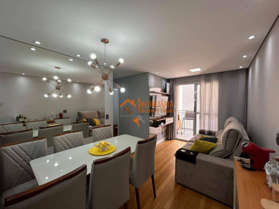 Imagem Apartamento com 3 Quartos à Venda, 62 m² em Jardim Bela Vista - Guarulhos
