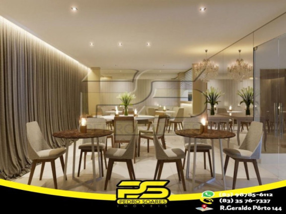 Imagem Apartamento com 1 Quarto à Venda, 54 m² em Cabo Branco - João Pessoa