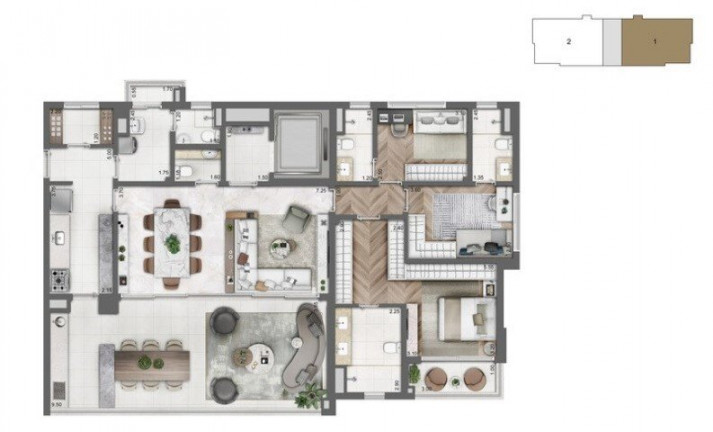 Imagem Apartamento com 3 Quartos à Venda, 165 m² em Campo Belo - São Paulo Imagem Apartamento com 3 Quartos à Venda, 165 m² em Campo Belo - São Paulo