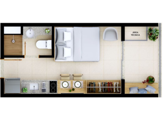 Imagem Studio com 1 Quarto à Venda, 20 m² em Pituba - Salvador Imagem Studio com 1 Quarto à Venda, 20 m² em Pituba - Salvador