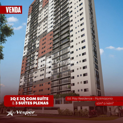 Apartamento com 3 Quartos à Venda, 81 m² em Parque Amazônia - Goiânia