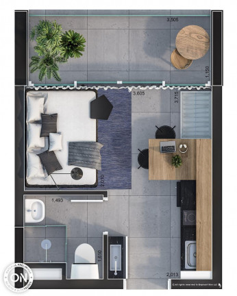 Imagem Studio com 1 Quarto à Venda, 16 m² em Jardim Paulista - São Paulo