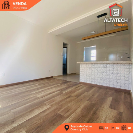 Imóvel com 2 Quartos à Venda, 80 m² em Country Club - Poços De Caldas