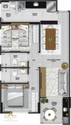 Imagem Imóvel com 2 Quartos à Venda, 63 m² em Aviação - Praia Grande Imagem Imóvel com 2 Quartos à Venda, 63 m² em Aviação - Praia Grande