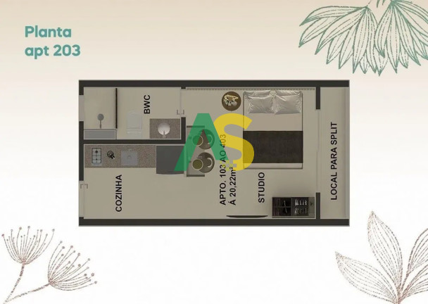 Imagem Imóvel com 1 Quarto à Venda, 22 m² em Paissandu - Recife